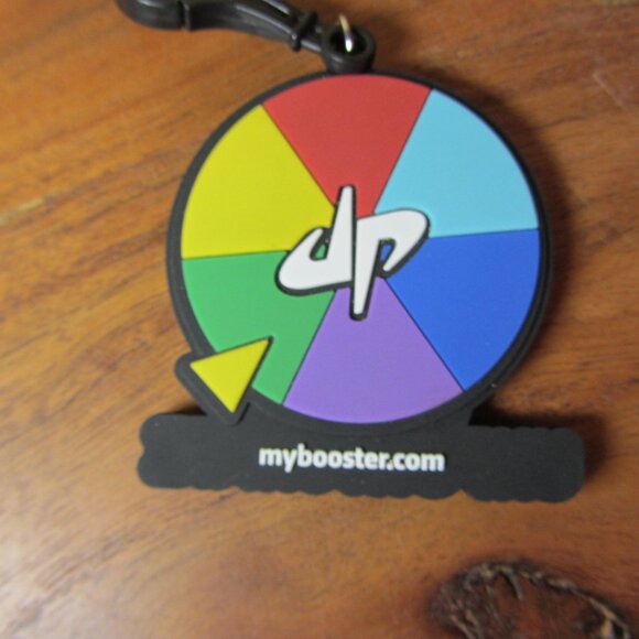 dude perfect keychain bag clip dangler wheel of unfortunate (W5990) - Picture 3 of 3